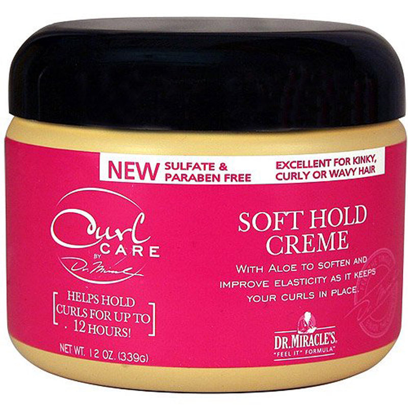 Dr. Miracle Curl Care Soft Holding Creme 12 Oz.