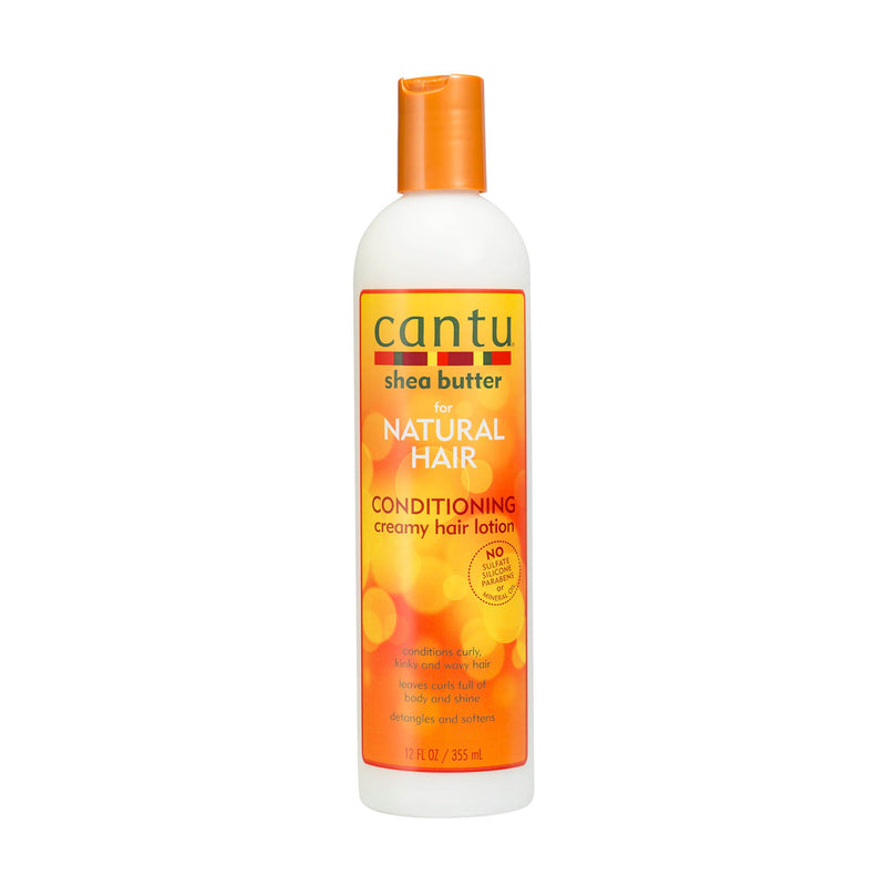 Cantu Shea Butter Natural Hair Conditioner Creamy Hair Lotion 12Oz.