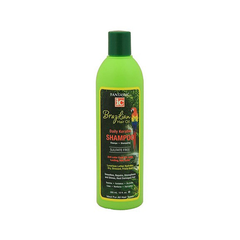 Fantasia IC Brazilian Hair Oil Ker. Shampoo 12 Oz.
