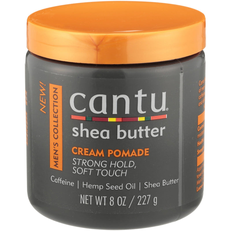 Cantu Mens Shea Butter Cream Pomade Strong Hold 8 Oz.