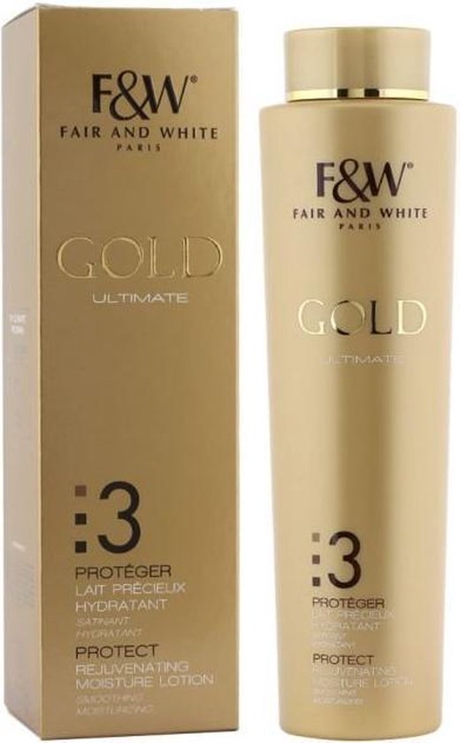 Fair & White Gold Ultimate 3 Protect Rejuvenating Moisture Lotion 500ml