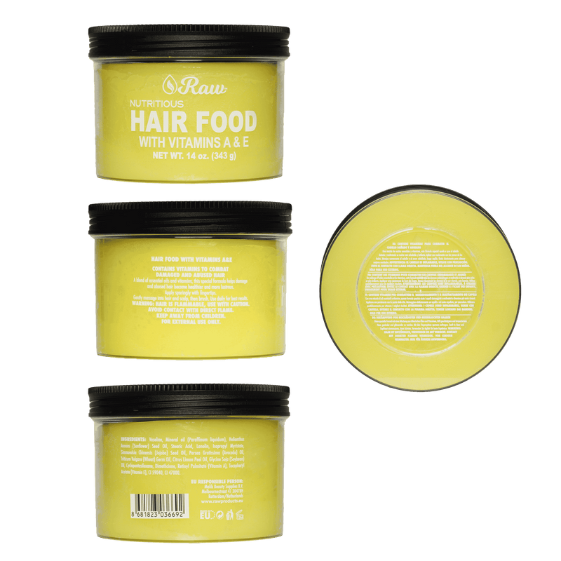 Raw Hair Food With Vitamins A & E 14oz