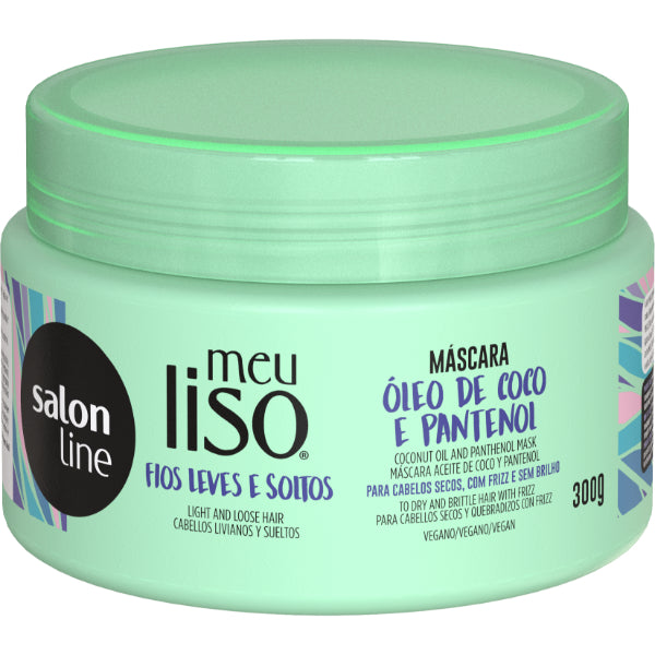 Salon Line Meu Liso Coconut Oil & Panthenol Mask 300g
