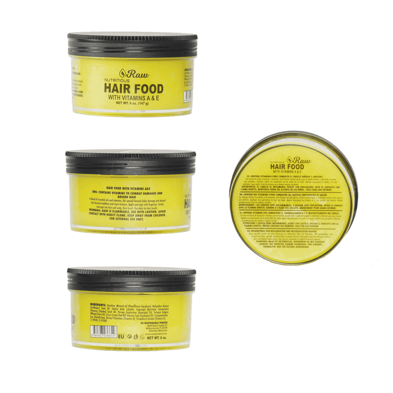 Raw Hair Food With Vitamins A & E 6oz
