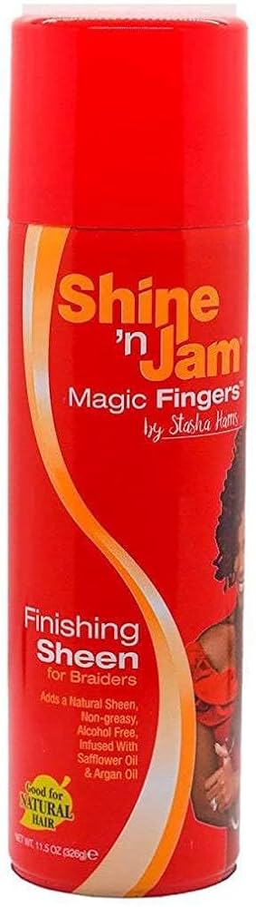 Shine'n Jam Magic Fingers Finishing Sheen For Braids 11.5oz