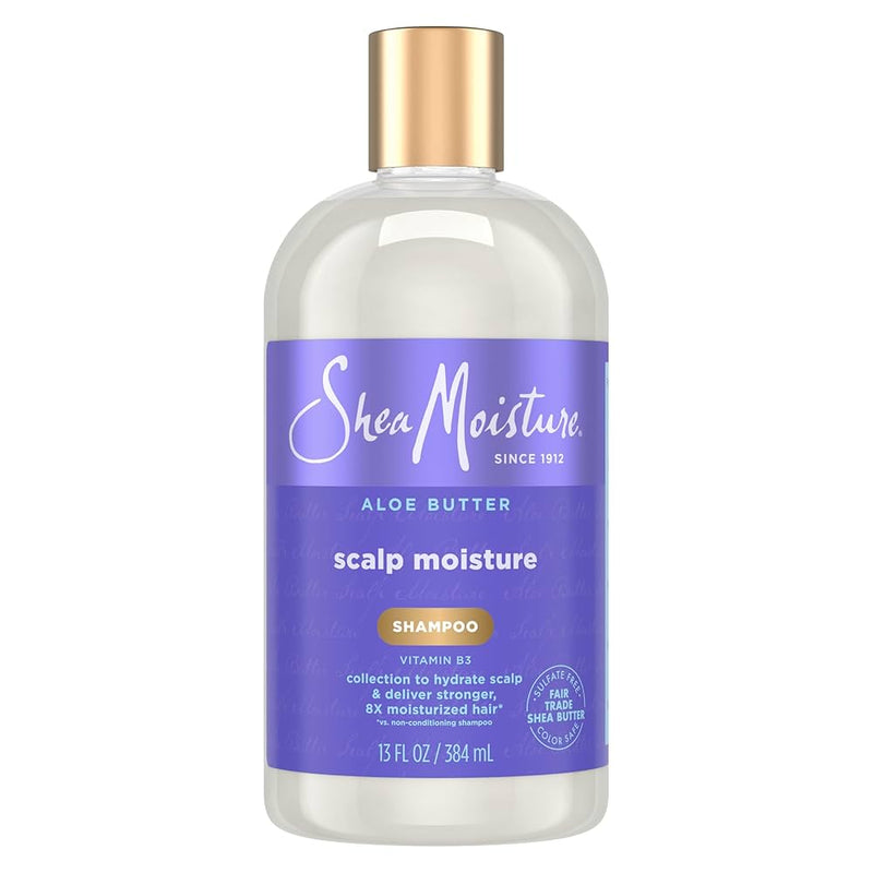 Shea Moisture Aloe Butter Sclap Moisture Shampoo 13oz