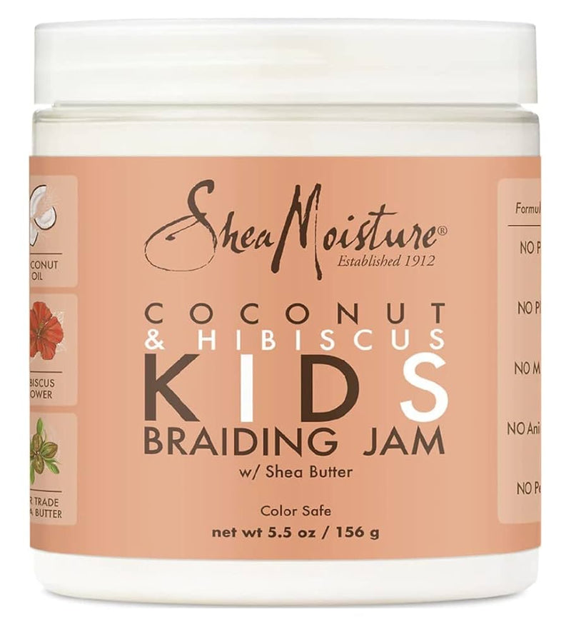 Shea Moisture Coconut & Hibiscus Kids Braiding Jam 5.5oz
