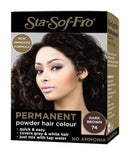 Sta-Sof-Fro Powder Hair Color Permanent Dark Brown 74