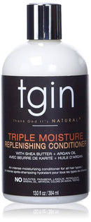 TGIN Triple Moisture Replenishing Conditioner WIth Shea Butter + Argan Oil 13oz