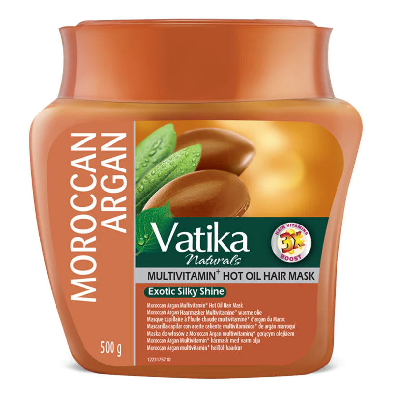 Vatika Moroccan Argan Multivitamin + Hot Oil Hair Mask 500g
