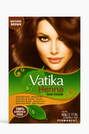 Vatike Henna Hair Color Natural Brown 100% Ammonia Free 60g