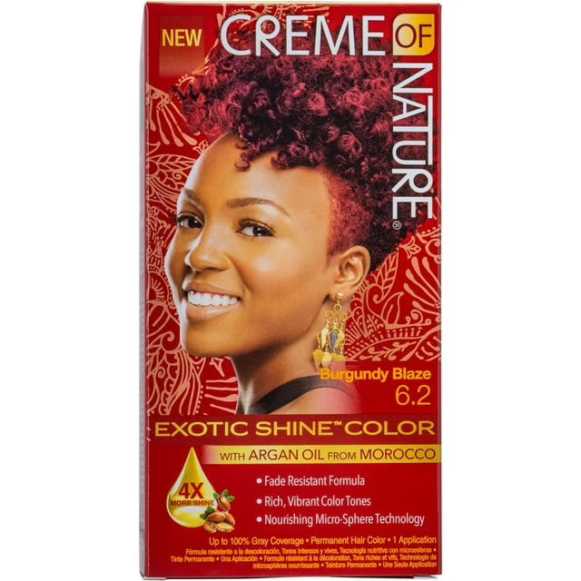 Creme Of Nature 6.2 Burgundy Blaze Hair Color