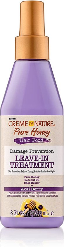 Creme Of Nature Pure Honey Hair Food Damage Prevention Leave-In Treatment