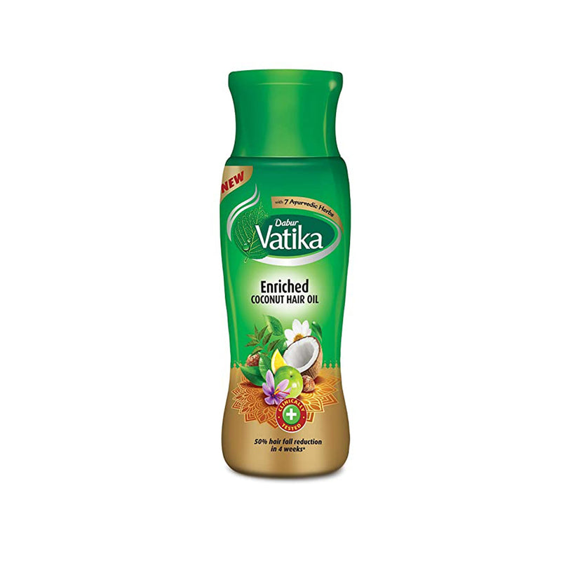 Dabur Vatika Enriched Oil Coconut 300 ml. (green)