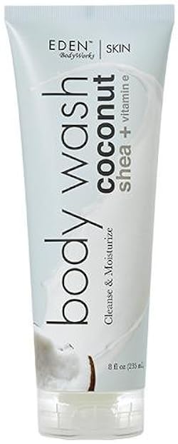 Eden Coconut Shea Body Wash Cleanse & Moisturize 8oz