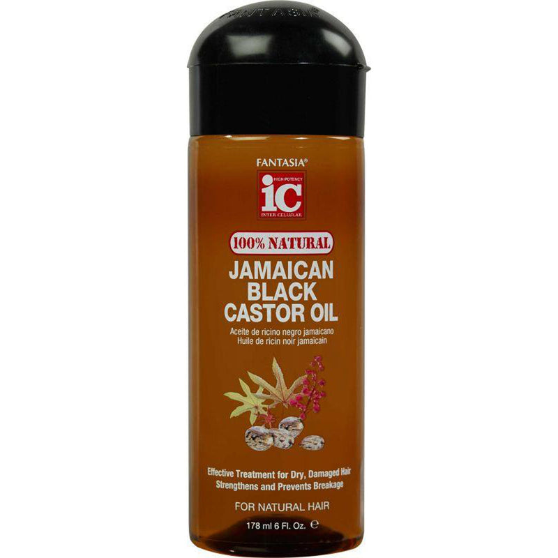 Fantasia IC Hair Polisher Jam. Black Castor Original 6oz.