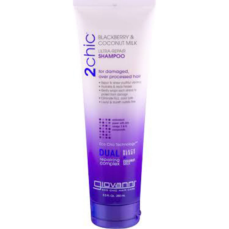 Giovanni 2/C Blckberry/Coco Milk Shampoo 8,5Oz. Tube