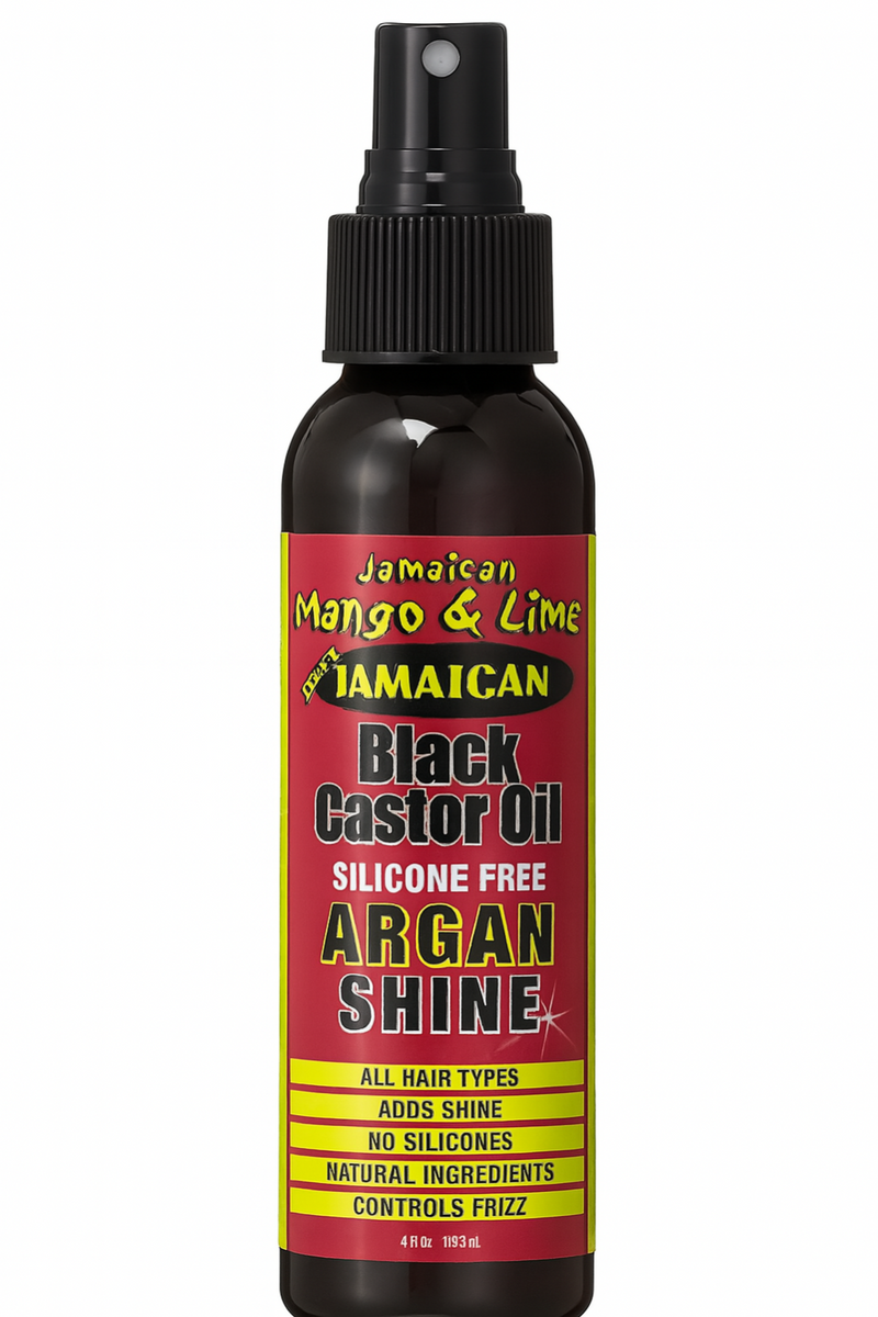 Jamaican Mango & Lime Black Castor Oil  Argan Shine 4oz