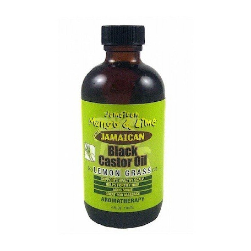 Jamaican Mango & Lime Pure Jamaican Black Castor Oil Lemon Grass 4oz