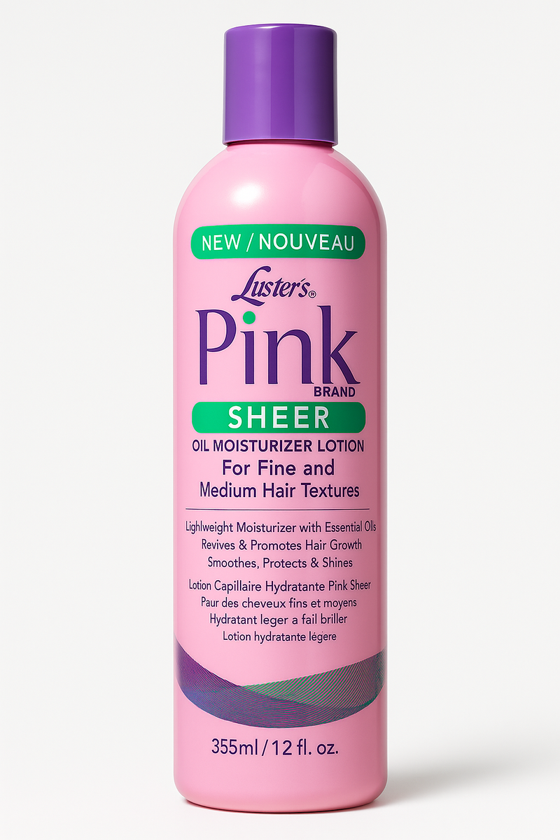 Luster's Pink Sheer Oil Moisturizer Hair Lotion 12oz