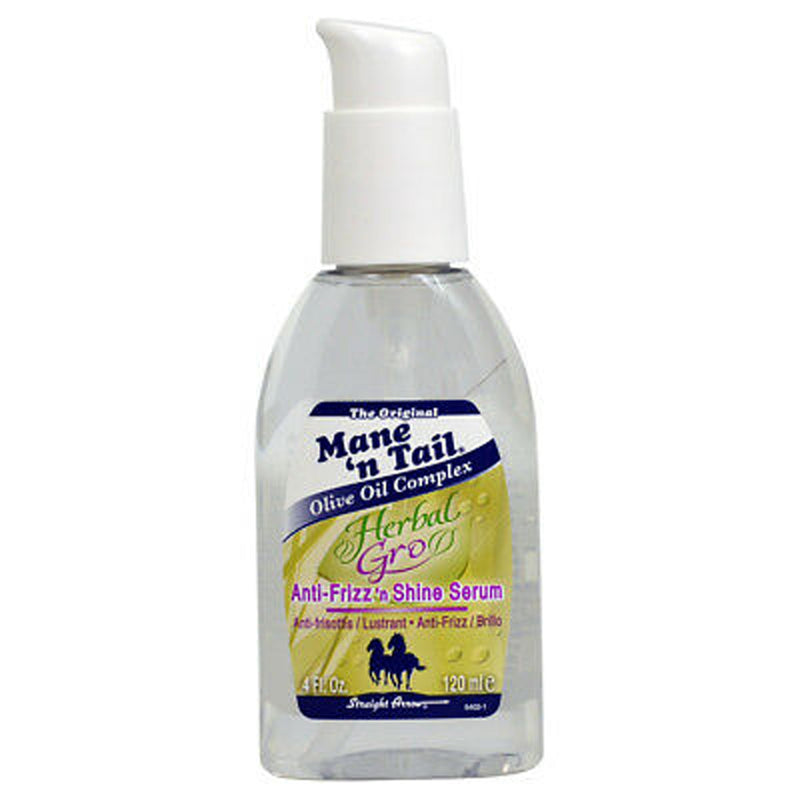 Manen Tail Herbal Anti Frizz Shine Serum 4 Oz.