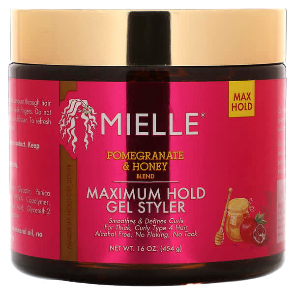 Mielle Pomegranate & Honey Maximum Hold Gel Styler 16oz