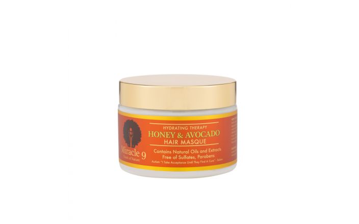 Miracle 9 Hydrating Therapy Honey & Avocado Hair Masque 12oz