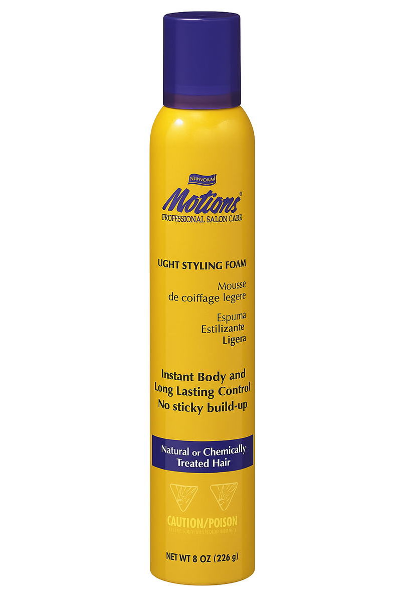 Motions Natural Or Chemically Treated Hair Light Styling Foam 8oz