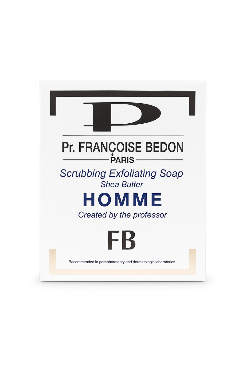 Pr. Francoise Bedon Paris HOMME Scrubbing Exfloating Soap Shea Butter 7oz