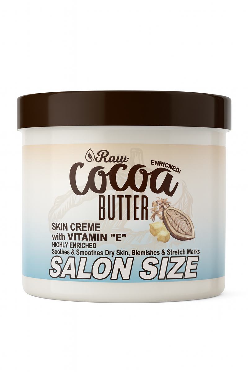 Raw Cocoa Butter With Vitamin E 28oz