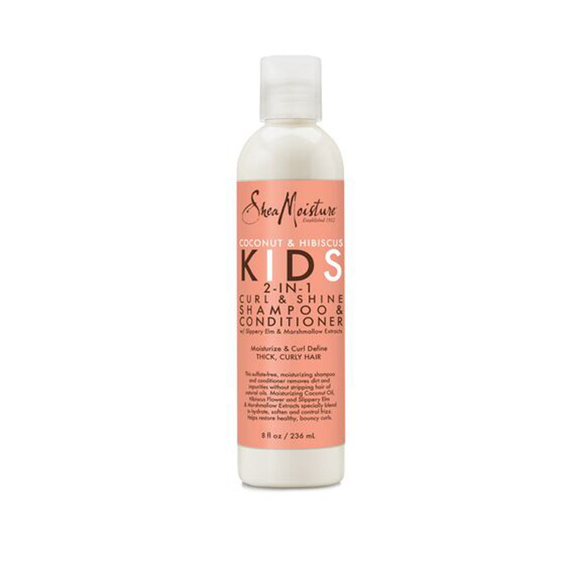 Shea Moisture Kids C & H Shampoo and Nour. Cond. 8 Oz. Pump