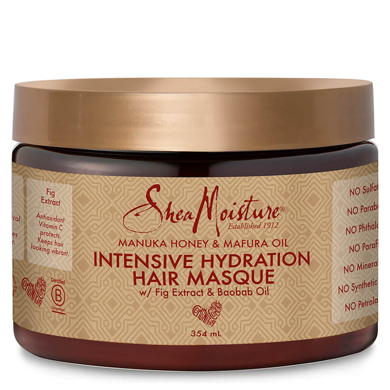Shea Moisture Manuka Honey & Mafura Oil Intensive Hydration Hair Masque 12oz