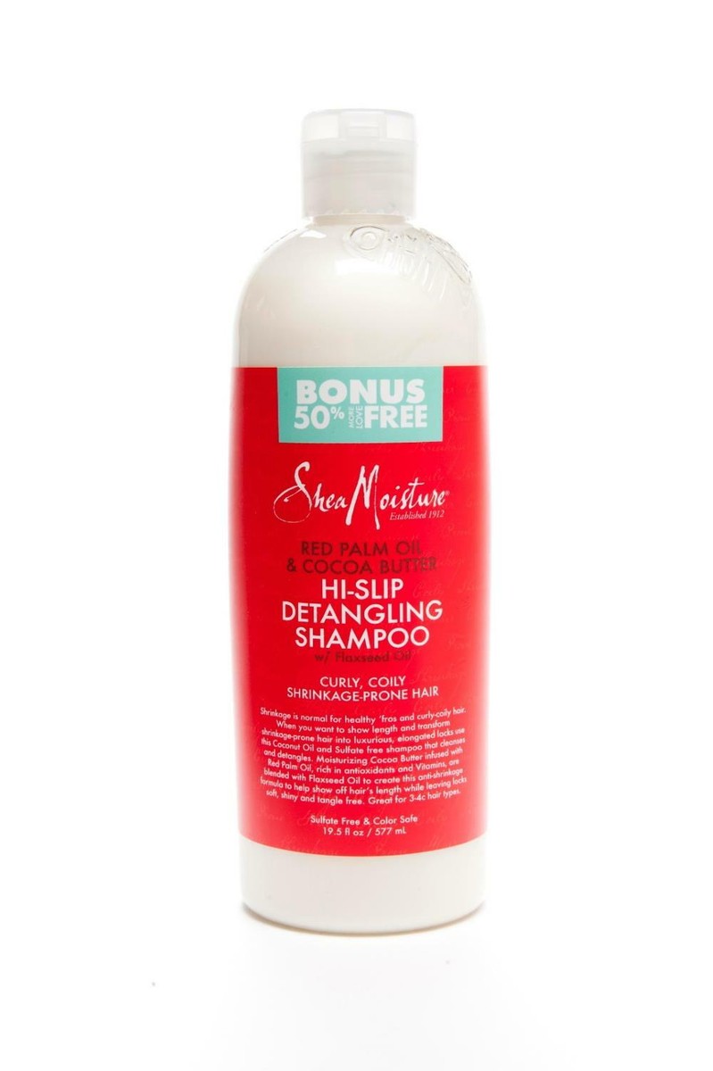 Shea Moisture Red Palm Oil & Cocoa Butter Hi-Slip Detangling Shampoo 19.5oz