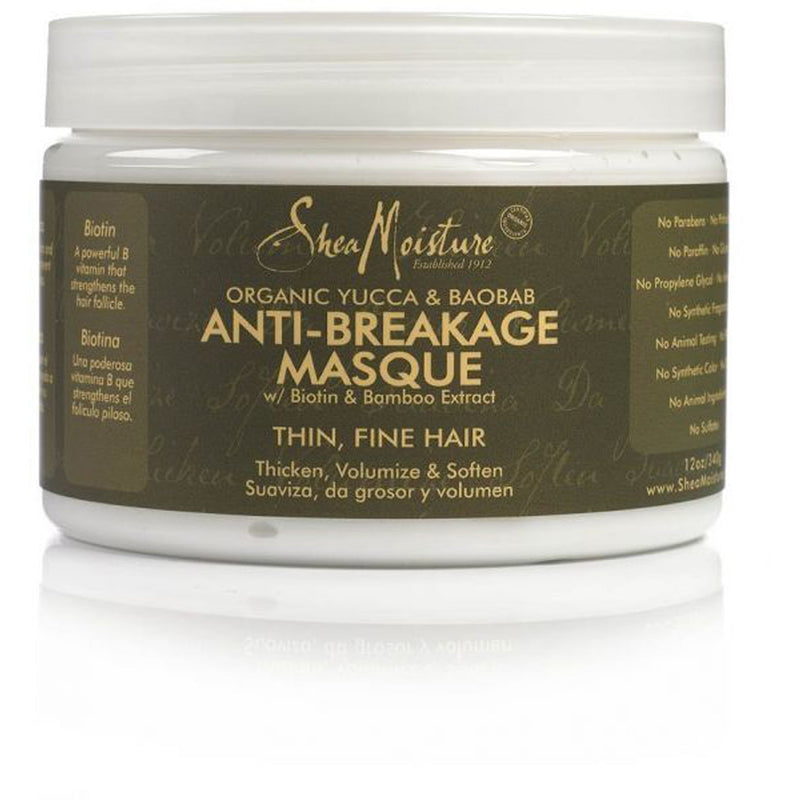 Shea Moisture Yucca & Baobab Anti-Breakage Masque 12 Oz.