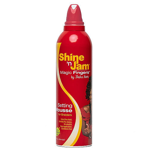 Shine'n Jam Magic Fingers Setting Mousse For Braiders 12oz