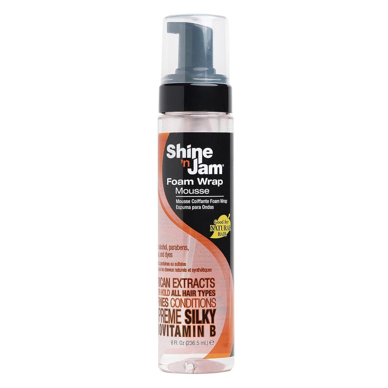Shine'n Jam Supreme Foam Wrap Mousse 8oz