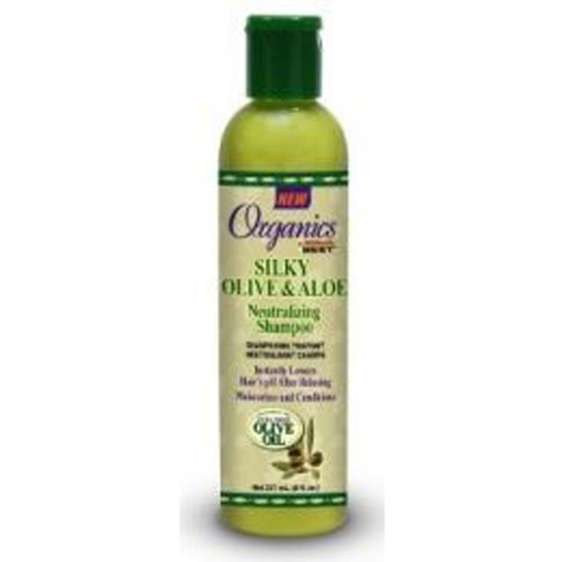 Africas Best ORG Silky Olive & Aloe Shampoo 8 Oz.