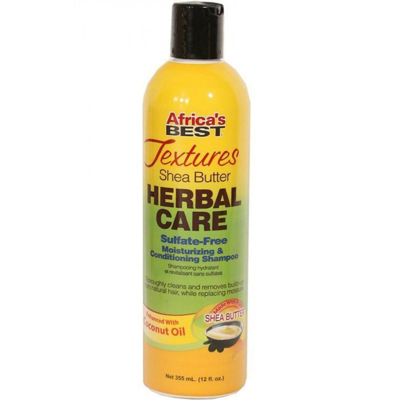 Africas Best TEXTURES S/B Herbal Care Shampoo 12 Oz.