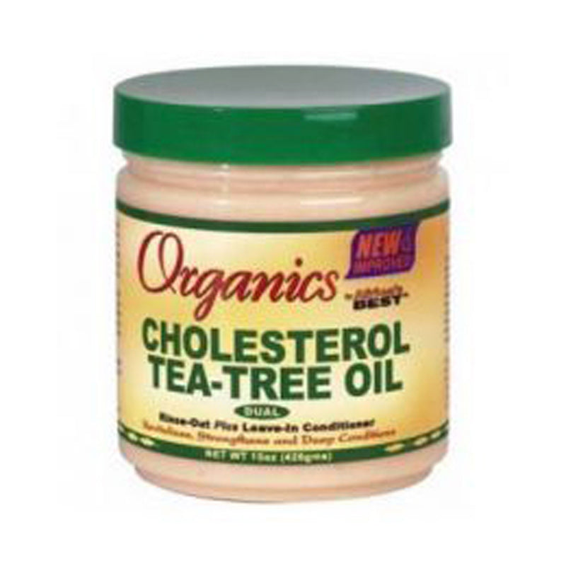 Africas Best ORG Cholesterol T-Tree Oil Moist. 15 Oz.