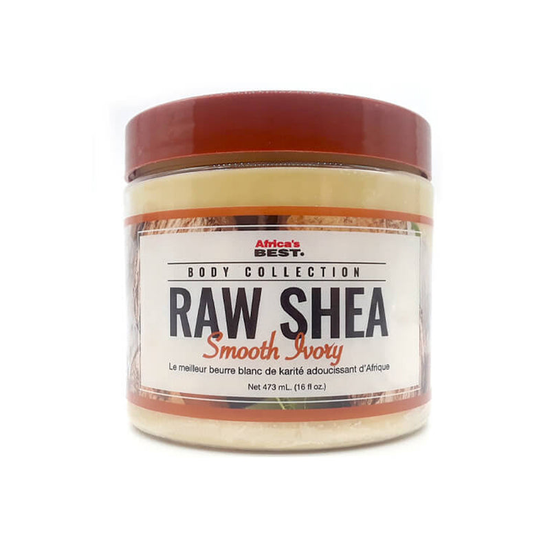 Africas Best Raw Shea Butter Smooth Ivory 16oz