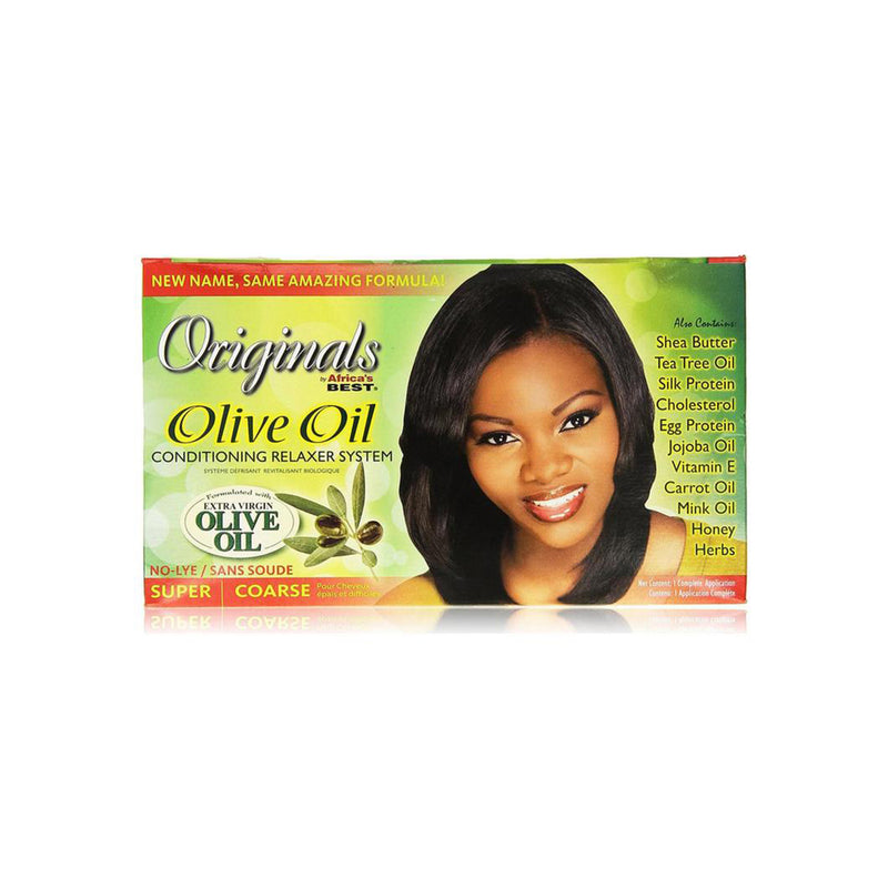 Africa's Best ORG Olive Oil Relaxer Kit Super