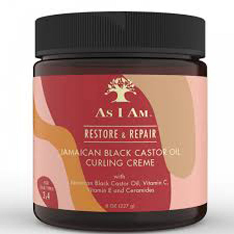 As I Am Jam. Black Castor Oil Curling Cream 8oz