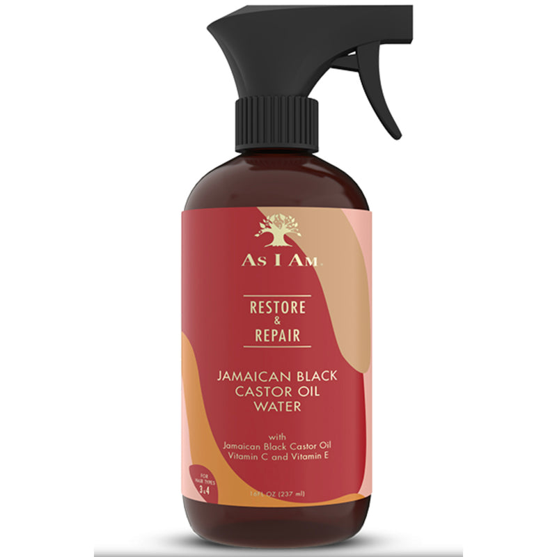 As I Am Jam. Black Castor Oil Water 16oz