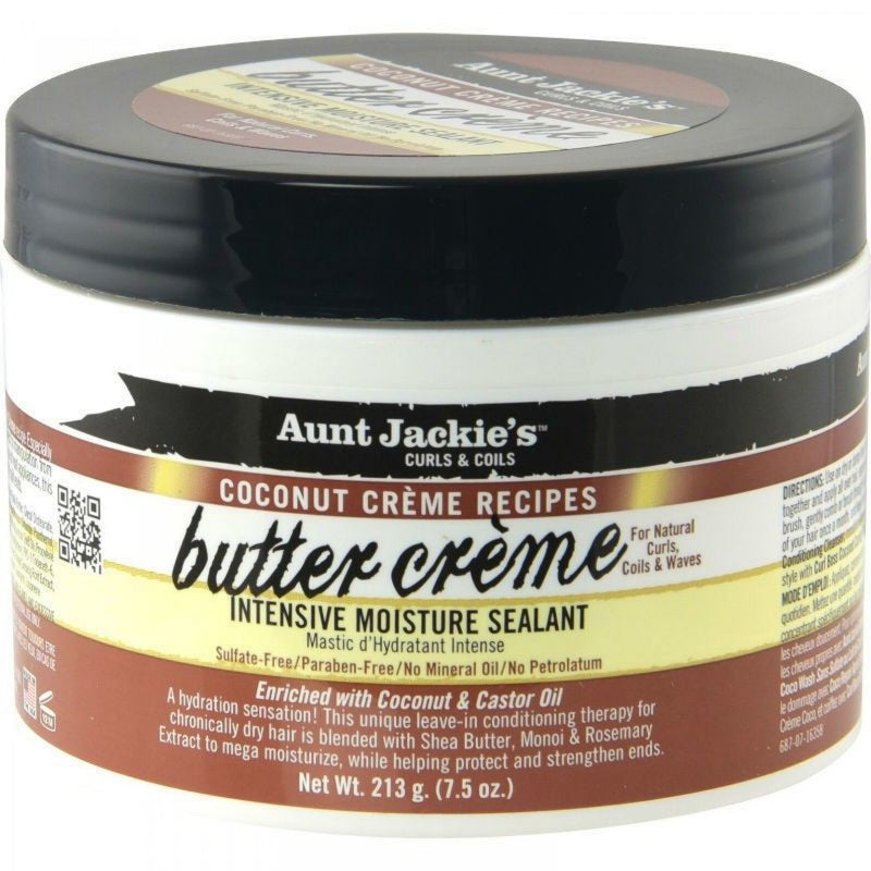 Aunt Jackies Coconut Butter Creme Moisture Sealant 7.5 OZ