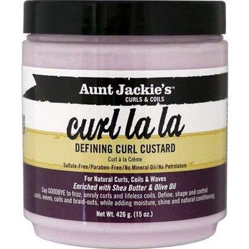 Aunt Jackies Curl La La Defining Curl Custard 15 Oz.