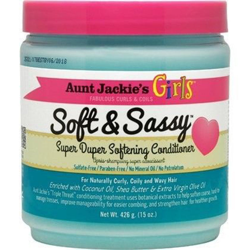 Aunt Jackies Girls Soft & Sassy Soft. Cond.15 Oz.