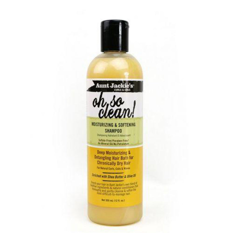 Aunt Jackies Oh So Clean  Moist & Soft. Shampoo 12 Oz.