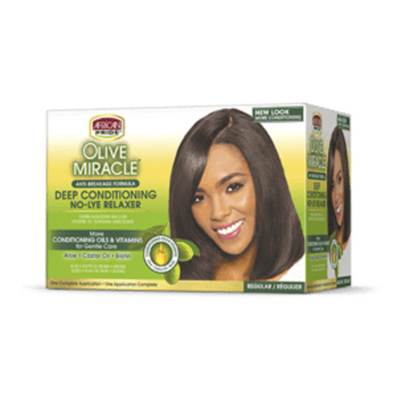 African Pride Olive/Mir. Relaxer Kit Regular