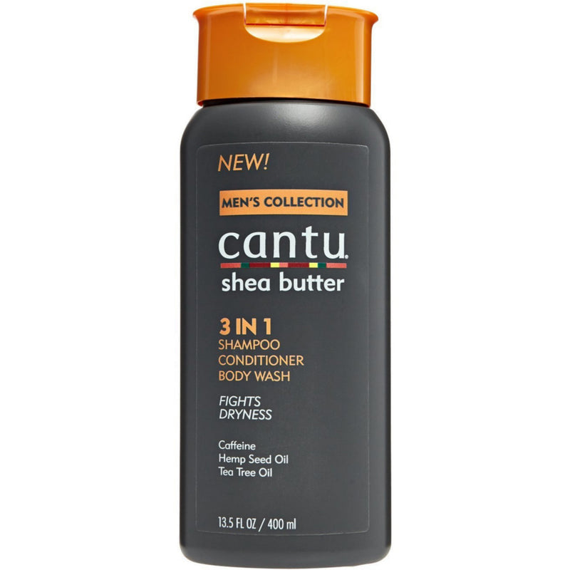 Cantu Mens S/B 3 in 1 Shampoo Cond. Body Wash 13.5 Oz.