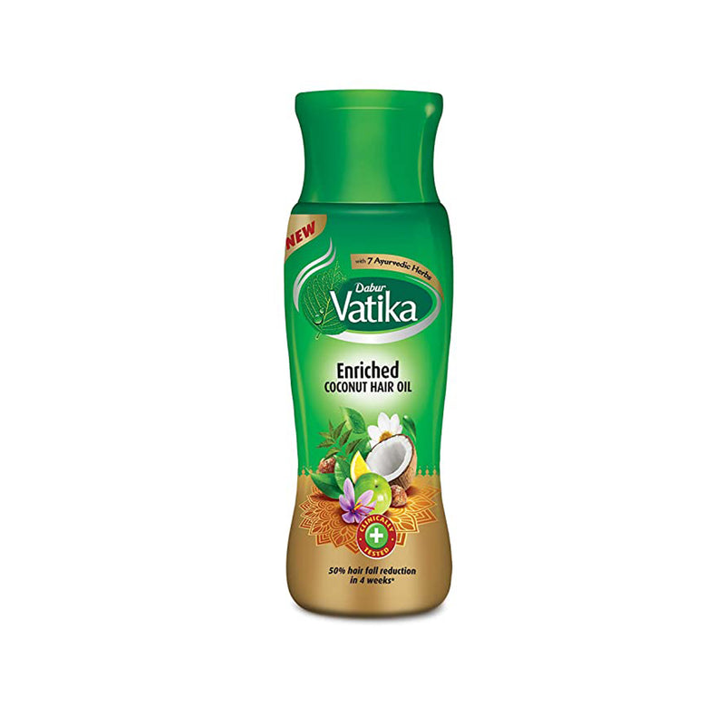 Dabur Vatika Enriched Oil Coconut 300 ml. (green)